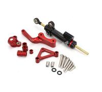 Para Monster 696 795 796 2008 2009 2010 2011 2012 -UP Motocicleta Amortiguador De Dirección Estabilizador Soporte De Montaje Kit De Apoyo Amortiguadores Dirección(Type e)