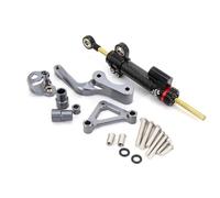 Para Monster 696 795 796 2008 2009 2010 2011 2012 -UP Motocicleta Amortiguador De Dirección Estabilizador Soporte De Montaje Kit De Apoyo Amortiguadores Dirección(Type J)
