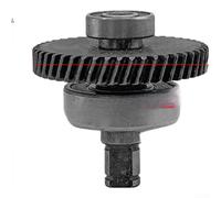 Para montaje de engranajes de motosierra eléctrica, construcción bimetálica de 46 dientes, 48 mm de diámetro, se adapta a unidades de motosierra de 12 y 16 pulgadas