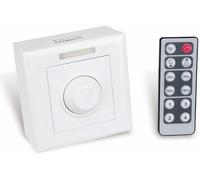 Para montaje en superficie regulador para las tiras de LED incluye Mando a distancia IR de 12V DC, 8A
