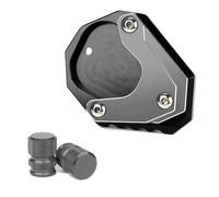 Para MOTO Para GUZZI V85TT V85 TT V 85 TT 2020 2021 2022 Soporte Lateral Motocicleta Tapas De Válvula De Almohadilla Ampliadora Almohadilla extensión caballete lateral(Grey Combo)