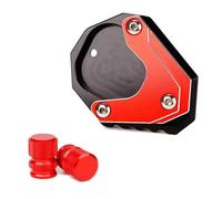 Para MOTO Para GUZZI V85TT V85 TT V 85 TT 2020 2021 2022 Soporte Lateral Motocicleta Tapas De Válvula De Almohadilla Ampliadora Almohadilla extensión caballete lateral(Red Combo)