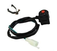 Para motocicleta ATV Dual Sport Kill Switch Botón pulsador para Dirt Bike 50 70 110 125 150cc 22mm 7/20.3 cm manillar compatible