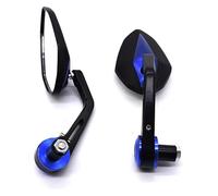 para Motocicleta BMW R Nine T R1200GS S1000RR F800R S1000XR R1250GS Adventure F650GS G310R Espejos retrovisores Laterales para Manillar de Motocicleta Plata (Azul)