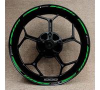 para Motocicleta para Kawasaki Z1000 con Pegatinas De Cubo Rueda 17 Pulgadas, Llantas Acero Modificadas, Calcomanías Impermeables Calcomanía llanta(Color11)