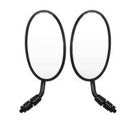 Para motocicletas, 8mm/10mm, ABS y Metal Moto Espejos | Espejo lateral universal para motocicletas, espejo retrovisor ovalado, espejo lateral para motocicletas, 8mm/10mm, ABS y