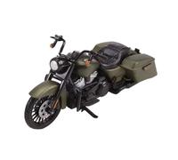 Para motocicletas Harley Dyson serie 1:18 Road King, locomotora especial, colección de modelos de coches fundidos a presión, simulación de pasatiempo, juguetes de motocicleta, regalos