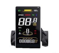 Para motor BAFANG Pantalla M58 LCD de 5 pines, impermeable, 24 V, 36 V, 48 V, 52 V, que muestra la velocidad, la distancia y la información de la batería