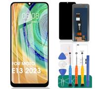 Para Motorola Moto E13 2023 Pantalla LCD para Moto E13 Reemplazo de pantalla para Motorola E13 Touch Digitizer Assembly Kits de reparación (negro, sin marco)