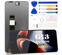 Para Motorola Moto G13 Pantalla LCD para Motorola Moto G23 Reemplazo de pantalla para G13 G23 Touch Digitizer Assembly Kits de reparación (negro, sin marco)
