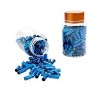 para Mountain Road Bike Cable Ends 150Pcs 4mm a prueba de polvo para | Diseño ligero y portátil, fácil de instalar, protege el núcleo del alambre, se adapta a todos los tipos de bicicletas