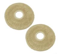 Para Mova Mobius 60 Robot Aspiradora Mopa Paño Thermohold Plush Hyperclean Almohadillas de repuesto ultra suaves lavables Accesorios de limpieza para madera dura para suelos de azulejos, paquete de 2