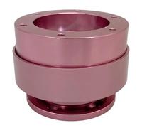 Para Moza Para Simagic M10 A 70mm 6 Agujeros Rueda Dirección Simulador Carreras Adaptador Desacoplamiento Rápido Levas cambio en el volante(ROSA)