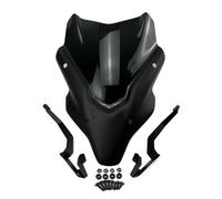 para MT-07 2021-2024 para MT07 para FZ07 Motocicleta Touring Sport Parabrisas Visera Deflector Parabrisas Deflector(Negro)