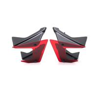 para MT-07 2021 Piezas De Motocicleta Alerones Laterales Carga Aerodinámica Naked ala Fija Winglet Carenado Alas Deflectores Alerón Moto(Red)