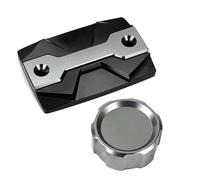 Para MT-07 FZ07 2015 2016 2017 2018 2019 2020 2021 2022 2023 2024 2025 Protector Del Tapón Llenado Aceite Depósito Líquido Freno Delantero Y Trasero YTdhfDGJ(2 pcs-Grey)