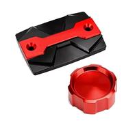 Para MT-07 FZ07 2015-2025 Protector De Tapa De Llenado De Aceite Del Depósito De Líquido De Freno Delantero Y Trasero Para Motocicleta(2 pcs-Red)