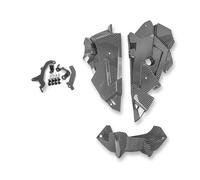 para MT-09 FZ-09 2013 2014 2015 2016-2020 Marco del Cuerpo Panel Protector Motocicleta Vientre Pan Alerón Motor Carenado Inferior ala Motocicleta(Aspecto de Fibra de Carbono.)