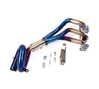 para MT-09 para FZ-09 para FJ09 para Tracer 900 2015-2020 Codo De Tubo De Enlace Delantero De Escape De Motocicleta De 51 Mm Silenciador De Escape para Motocicleta(C Stainless Steel)