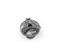 Para MT03 MT-03 2015-2025 2024 2023 Accesorios Tapón De Llenado De Aceite De Motocicleta Tapa Del Depósito Maestro Del Cilindro De Líquido De Frenos Delantero Y Trasero(1 oil cap-Grey)