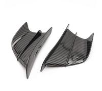 para MT03 para MT07 para MT09 para MT10 FZ1 FZ6 FZ6R FZ8 TZR50 para Fazer FZ07 FZ09 Winglet Deflector De Aire Alerón ala Cubierta carenado(Aspecto de Fibra de Carbono.)