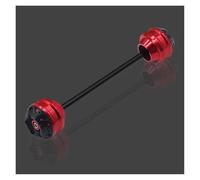 Para MT07 MT09 FZ09 FJ09 XSR900 XSR700 2025 Protector De Rueda De Motocicleta Eje Rueda Trasera Delantera Horquilla Deslizador Tapa Deslizadores marco(trasero rojo)