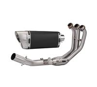 Para MT09 FZ09 XSR900 2021-2025 Para sistema de Para Escape completo para motocicleta carreras para Tubo de escape delantero(B)