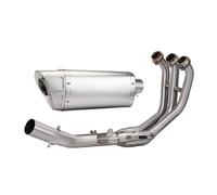 para MT09 FZ09 XSR900 2021-2025 para Sistema de para Escape Completo para Motocicleta Carreras para Tubo de Escape Delantero(C)