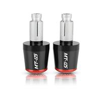 Para MT125 MT-125 MT 125 2014-2018 2015 2016 2017 Piezas De Motocicleta 7/8 "22MM Manillar Agarre Tapa Del Extremo Del Manillar(Black-Red1)