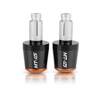 Para MT125 MT-125 MT 125 2014-2018 2015 2016 2017 Piezas De Motocicleta 7/8 "22MM Manillar Agarre Tapa Del Extremo Del Manillar(Black- orange1)