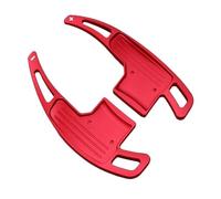 Para Mustang 15-23 Coche Styling Volante Palanca Cambios Paddle Extensión Aleación Aluminio Cubierta Accesorios Auto 2pcs(Red)
