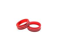 para Mustang 2015-2021 Consola Central Perilla De Radio Ajuste De Faros Anillo Decorativo Pegatinas Decorativas para Coche Accesorios Decorativos Tiras Decorativas Aire Acondicionado Coche( Red a)