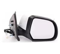 Para N&issan Para Marzo 2010 2011 2012 2013 2014 2015 2016 Accesorios Para Coche Conjunto De Espejo Retrovisor Lateral Exterior Automático Espejos Retrovisores(White RIGHT)