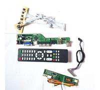 Para N150X2-L01/L02 pantalla LCD monitor teclado+Remote+Inversor LVDS 1CCFL 30Pin HDMI VGA USB AV RF T.V53 tarjeta de unidad DIY kit (N150X2-L01)