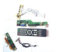 Para N154I1-L02/L03 VGA HDMI AV USB RF Remote+Inversor+teclado LCD panel 1CCFL 30Pin LVDS T.V53 tablero controlador DIY kit (N154I1-L02)