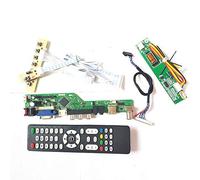 Para N154I1-L0A/L0B T.V53 tarjeta de unidad LVDS 1CCFL 30Pin LCD panel monitor HDMI VGA USB AV RF teclado+Remotote+Inversor DIY kit (N154I1-L0B)