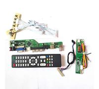 Para N154I1-L0C/L0D T.V53 tablero controlador 1CCFL 30Pin LVDS VGA HDMI AV USB RF LCD panel remoto inversor+teclado DIY kit (N154I1-L0D)