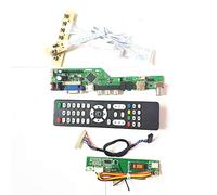 Para N154I2-L04/L05 T.V53 tablero controlador panel de pantalla LCD 1CCFL 30Pin LVDS VGA HDMI AV USB RF Remote+Inversor+teclado DIY kit (N154I2-L04)