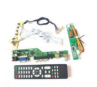 Para N154Z1-L01/L02 Remote+Inversor+teclado 1CCFL 30Pin LVDS T.V53 controlador panel de pantalla LCD VGA HDMI AV USB RF DIY kit (N154Z1-L02)