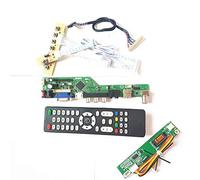 Para N154Z3-L01/L02/L03 VGA HDMI AV USB RF LCD panel remoto+inversor+teclado T.V53 tablero controlador 1CCFL 30Pin LVDS Kit (N154Z3-L03)