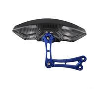 Para N1s y U+b Scooter eléctrico Guardabarros trasero con soporte de aluminio CNC 360 grados Fibra de carbono ajustable Impreso Color dorado (azul)