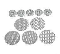 Para N90796501 Kit de reparación de escudo térmico 5 unids placa de protección de metal con arandelas de sujeción Reemplazo de reparación exterior de coche plata no se deforma fácil de instalar