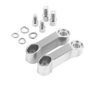 para NC750 para NC700S para NC750X para NC 750 X Espejo Retrovisor Extensible Soporte De Extensión Elevador De Espejos De Aluminio para Motocicleta Adaptador De Espejo(White)