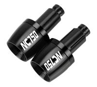para NC750/S/X 2014-2021 Puños de Manillar de Motocicleta Tapones de Extremo de Manillar Tapones de Manillar de Motocicleta Tapón Deslizante de Extremo de Manillar (Negro)