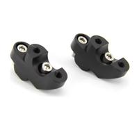 Para NC750S Para NC750X 2016 2017 Para CB300F Para CB400F Abrazaderas De Barra De Motocicleta Adaptador De Elevador De Manillar Elevador De Manillar De Motocicleta Elevadores Manillar moto(Black)