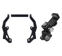 para NC750X 2021-2022 Motocicleta Soporte para teléfono y navegador Barra Frontal GPS para Parabrisas Soporte de Montaje Soporte Ajustable Teléfono(D)