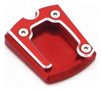 para NC750X NC750S NC700X NC700S Ampliación De Caballete Lateral Pata De Cabra Extensión De Caballete Lateral Almohadilla Ampliadora Placa De Soporte Motocicleta(Rojo)