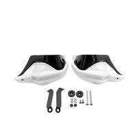 para NC750X para DCT para NC750S 2013-2021 para NC700X para CTX700 Paramanos Motocicleta Protectores Escudo Protección contra El Viento Las Manos Protectores Mano Motocicleta(White Black Set)
