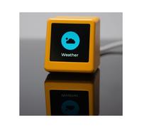 Para NerdMiner BitCoin Criptomoneda Mostrar Acciones, Tipo de Cambio de Moneda, Rastreador de Precios Ticker Reloj de Tiempo Meteorológico B