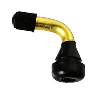 Para Neumáticos - Pieza De Repuesto Doblada En Ángulo De 90 Grados, Válvula De Vacío Sin Tubeless, Boquilla De Aire De Metal De Sellado, Conector De Rueda Duradero - Para Scooter ATV Go-Kart Bicicleta